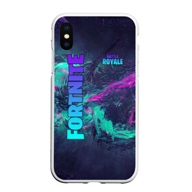 Чехол для iPhone XS Max матовый с принтом Fortnite Battle Royale в городе Новоалтайск, Силикон | Область печати: задняя сторона чехла, без боковых панелей | battle | daily | fortnite | funny | kills | ninja | plays | season | twitch | vs | битва | зомби | королевская | фортнайт