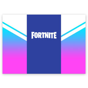 Поздравительная открытка с принтом FORTNITE в городе Новоалтайск, 100% бумага | плотность бумаги 280 г/м2, матовая, на обратной стороне линовка и место для марки
 | 2019 | armor | armour | cybersport | esport | fortnite | game | logo | season 9 | броня | игра | киберспорт | сезон 9 | фиолетовый | фортнайт