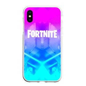 Чехол для iPhone XS Max матовый с принтом FORTNITE в городе Новоалтайск, Силикон | Область печати: задняя сторона чехла, без боковых панелей | Тематика изображения на принте: 2019 | armor | armour | cybersport | esport | fortnite | game | logo | season 9 | броня | игра | киберспорт | сезон 9 | фиолетовый | фортнайт