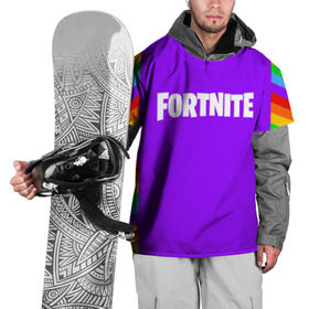 Накидка на куртку 3D с принтом FORTNITE в городе Новоалтайск, 100% полиэстер |  | 2019 | armor | armour | cybersport | esport | fortnite | game | logo | season 9 | броня | игра | киберспорт | сезон 9 | фиолетовый | фортнайт