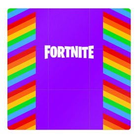 Магнитный плакат 3Х3 с принтом FORTNITE в городе Новоалтайск, Полимерный материал с магнитным слоем | 9 деталей размером 9*9 см | 2019 | armor | armour | cybersport | esport | fortnite | game | logo | season 9 | броня | игра | киберспорт | сезон 9 | фиолетовый | фортнайт