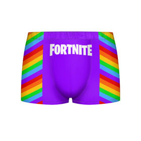 Мужские трусы 3D с принтом FORTNITE в городе Новоалтайск, 50% хлопок, 50% полиэстер | классическая посадка, на поясе мягкая тканевая резинка | 2019 | armor | armour | cybersport | esport | fortnite | game | logo | season 9 | броня | игра | киберспорт | сезон 9 | фиолетовый | фортнайт