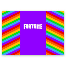 Поздравительная открытка с принтом FORTNITE в городе Новоалтайск, 100% бумага | плотность бумаги 280 г/м2, матовая, на обратной стороне линовка и место для марки
 | 2019 | armor | armour | cybersport | esport | fortnite | game | logo | season 9 | броня | игра | киберспорт | сезон 9 | фиолетовый | фортнайт