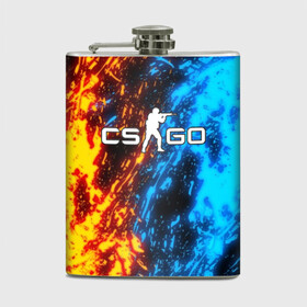 Фляга с принтом CS:GO BATTLE FLAME в городе Новоалтайск, металлический корпус | емкость 0,22 л, размер 125 х 94 мм. Виниловая наклейка запечатывается полностью | Тематика изображения на принте: astralis | awp | counter strike | cs go | cs go global offensive | cs:go | faze clan | hyper beast | team liquid | астралис | кс го | тим ликвид | фейз клан | хайпер бист