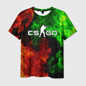 Мужская футболка 3D с принтом CS:GO TOXIC FLAME в городе Новоалтайск, 100% полиэфир | прямой крой, круглый вырез горловины, длина до линии бедер | action | astralis | awp | counter strike | cs go | cs go global offensive | cybersport | faze clan | fire | flame | game | gamer | hyper beast | shooter | skin | team liquid | toxic | toxic flame | киберспорт | огонь | оружие | скины | токсик