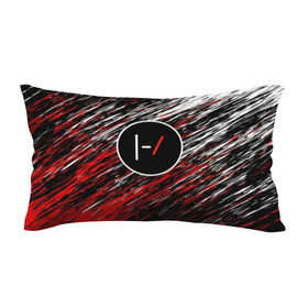 Подушка 3D антистресс с принтом TWENTY ONE PILOTS в городе Новоалтайск, наволочка — 100% полиэстер, наполнитель — вспененный полистирол | состоит из подушки и наволочки на молнии | 21 pilots | 21p | music | paints | rock | top | trench | twenty one pilots | брызги | группа | краски | музыка | рок