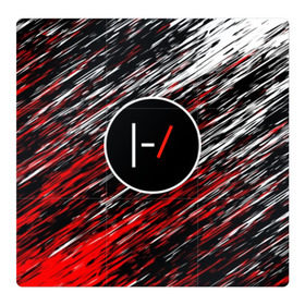 Магнитный плакат 3Х3 с принтом TWENTY ONE PILOTS в городе Новоалтайск, Полимерный материал с магнитным слоем | 9 деталей размером 9*9 см | 21 pilots | 21p | music | paints | rock | top | trench | twenty one pilots | брызги | группа | краски | музыка | рок