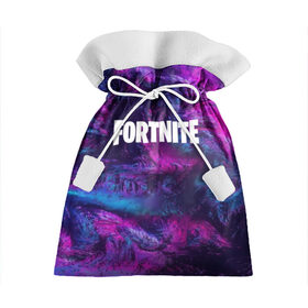 Подарочный 3D мешок с принтом FORTNITE NEON в городе Новоалтайск, 100% полиэстер | Размер: 29*39 см | 2019 | armor | armour | cybersport | esport | fortnite | game | logo | neon | season 9 | броня | игра | киберспорт | неон | сезон 9 | фиолетовый | фортнайт
