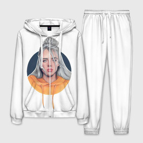 Мужской костюм 3D с принтом Billie Eilish art 1 в городе Новоалтайск, 100% полиэстер | Манжеты и пояс оформлены тканевой резинкой, двухслойный капюшон со шнурком для регулировки, карманы спереди | art | billie | billie eilish | eilish | music | pop | trend | арт | билли айлиш | музыка | тренд