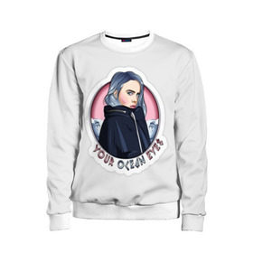 Детский свитшот 3D с принтом Billie Eilish art 3 в городе Новоалтайск, 100% полиэстер | свободная посадка, прямой крой, мягкая тканевая резинка на рукавах и понизу свитшота | art | billie eilish | music | pop | trend | арт | арты | билли айлиш | музыка | поп | реп | рэп | тренды