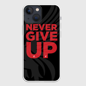 Чехол для iPhone 13 mini с принтом Never Give UP 4 0 в городе Новоалтайск,  |  | liverpool | never give up | salah | ливерпуль | салах | футболка салаха