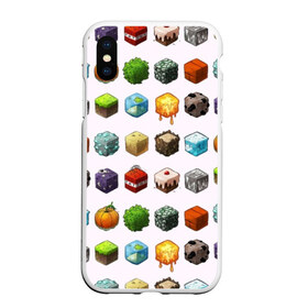 Чехол для iPhone XS Max матовый с принтом Minecraft в городе Новоалтайск, Силикон | Область печати: задняя сторона чехла, без боковых панелей | Тематика изображения на принте: funny | mine | minecraft | mods | noob | pro | skins | story | vs | zombie | инди | конструктор | майнкрафт | моды | нуб | скин | скрипер | шахта