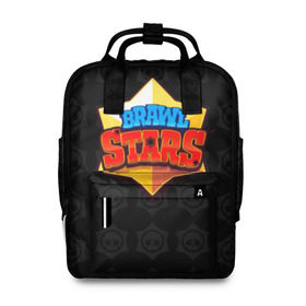 Женский рюкзак 3D с принтом Brawl Stars 2 в городе Новоалтайск, 100% полиэстер | лямки с регулируемой длиной, сверху ручки, чтобы рюкзак нести как сумку. Основное отделение закрывается на молнию, как и внешний карман. Внутри два дополнительных кармана, один из которых закрывается на молнию. По бокам два дополнительных кармашка, куда поместится маленькая бутылочка
 | android | brawl | brawl stars | clash | clash royale | game | royale | stars | андроид | игра | мобильные игры