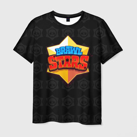 Мужская футболка 3D с принтом Brawl Stars 2 в городе Новоалтайск, 100% полиэфир | прямой крой, круглый вырез горловины, длина до линии бедер | android | brawl | brawl stars | clash | clash royale | game | royale | stars | андроид | игра | мобильные игры