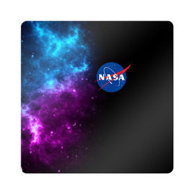 Магнит виниловый Квадрат с принтом NASA (SPACE) 4.2 в городе Новоалтайск, полимерный материал с магнитным слоем | размер 9*9 см, закругленные углы | nasa | paint | space | звезды | космос | краска | наса | черная дыра
