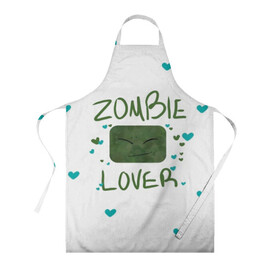 Фартук 3D с принтом Zombie Lover в городе Новоалтайск, 100% полиэстер | общий размер — 65 х 85 см, ширина нагрудника — 26 см, горловина — 53 см, длина завязок — 54 см, общий обхват в поясе — 173 см. Принт на завязках и на горловине наносится с двух сторон, на основной части фартука — только с внешней стороны | funny | mine | minecraft | mods | noob | pro | skins | story | vs | zombie | инди | конструктор | майнкрафт | моды | нуб | скин | скрипер | шахта