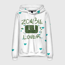 Мужская толстовка 3D с принтом Zombie Lover в городе Новоалтайск, 100% полиэстер | двухслойный капюшон со шнурком для регулировки, мягкие манжеты на рукавах и по низу толстовки, спереди карман-кенгуру с мягким внутренним слоем. | funny | mine | minecraft | mods | noob | pro | skins | story | vs | zombie | инди | конструктор | майнкрафт | моды | нуб | скин | скрипер | шахта