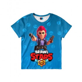 Детская футболка 3D с принтом Brawl Stars 11 в городе Новоалтайск, 100% гипоаллергенный полиэфир | прямой крой, круглый вырез горловины, длина до линии бедер, чуть спущенное плечо, ткань немного тянется | android | brawl | brawl stars | clash | clash royale | game | royale | stars | андроид | игра | мобильные игры