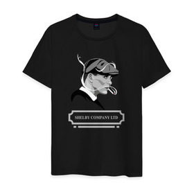 Мужская футболка хлопок с принтом Tommy Shelby Company в городе Новоалтайск, 100% хлопок | прямой крой, круглый вырез горловины, длина до линии бедер, слегка спущенное плечо. | британия | гангстеры | детектив | драма | криминал | острые козырьки | сериал | хелен маккрори | шелби