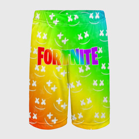 Детские спортивные шорты 3D с принтом FORTNITE x MARSHMELLO в городе Новоалтайск,  100% полиэстер
 | пояс оформлен широкой мягкой резинкой, ткань тянется
 | Тематика изображения на принте: 2019 | armor | armour | cybersport | dj | esport | fortnite | game | logo | marshmello | season 9 | usa | америка | броня | игра | киберспорт | клубная музыка | маршмелло | музыка | музыкант | сезон 9 |