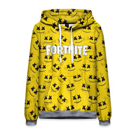 Мужская толстовка 3D с принтом FORTNITE x MARSHMELLO в городе Новоалтайск, 100% полиэстер | двухслойный капюшон со шнурком для регулировки, мягкие манжеты на рукавах и по низу толстовки, спереди карман-кенгуру с мягким внутренним слоем. | 2019 | armor | armour | cybersport | dj | esport | fortnite | game | logo | marshmello | season 9 | usa | америка | броня | игра | киберспорт | клубная музыка | маршмелло | музыка | музыкант | сезон 9 |