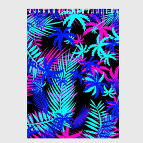 Скетчбук с принтом НЕОНОВЫЕ ТРОПИКИ TROPICAL NEON в городе Новоалтайск, 100% бумага
 | 48 листов, плотность листов — 100 г/м2, плотность картонной обложки — 250 г/м2. Листы скреплены сверху удобной пружинной спиралью | hotline miami | neon | new retro wave | outrun | outrun electro | paints | palmen | rainbow | retro | retrowave | summer | synth | synthwave | tropical | брызги | брызги красок | звёзды | космос | краски | лето | неон | пальмы | радуга | 