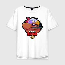 Мужская футболка хлопок Oversize с принтом Brawl Stars 9 в городе Новоалтайск, 100% хлопок | свободный крой, круглый ворот, “спинка” длиннее передней части | android | brawl | brawl stars | clash | clash royale | game | royale | stars | андроид | игра | мобильные игры