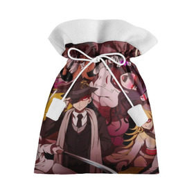 Подарочный 3D мешок с принтом Danganronpa (Персонажи). в городе Новоалтайск, 100% полиэстер | Размер: 29*39 см | Тематика изображения на принте: anime | bear | black  white | danganronpa | danganronpa monokid | kurokuma | monokuma | monotaro | rabbit | school | shirokuma | аниме | главарь | монокума | персонажи | чёрно белый | школа