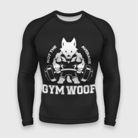 Мужской рашгард 3D с принтом GYM WOOF в городе Новоалтайск,  |  | bodybuilding | diet | exercise | fitness | gym | heath | motivation | muscle | phil | training | workout | бодибилдинг | мотивация | спорт | трансформация | фитнес | эстетичный