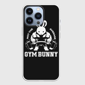 Чехол для iPhone 13 Pro с принтом GYM BUNNY в городе Новоалтайск,  |  | bodybuilding | diet | exercise | fitness | gym | heath | motivation | muscle | phil | training | workout | бодибилдинг | мотивация | спорт | трансформация | фитнес | эстетичный