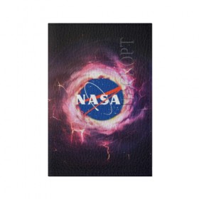Обложка для паспорта матовая кожа с принтом Nasa. в городе Новоалтайск, натуральная матовая кожа | размер 19,3 х 13,7 см; прозрачные пластиковые крепления | galaxy | nasa | outer space | space company | star | астрономия | галактика | звезды | космическая компания | космическое пространство | космос | наса