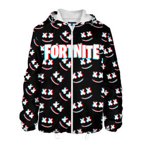 Мужская куртка 3D с принтом FORTNITE x MARSHMELLO в городе Новоалтайск, ткань верха — 100% полиэстер, подклад — флис | прямой крой, подол и капюшон оформлены резинкой с фиксаторами, два кармана без застежек по бокам, один большой потайной карман на груди. Карман на груди застегивается на липучку | 2019 | armor | armour | cybersport | dj | esport | fortnite | game | glitch | logo | marshmello | season 9 | usa | америка | броня | глитч | игра | киберспорт | клубная музыка | маршмелло | 