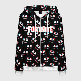 Мужская толстовка 3D на молнии с принтом FORTNITE x MARSHMELLO в городе Новоалтайск, 100% полиэстер | длина до линии бедра, манжеты и пояс оформлены мягкой тканевой резинкой, двухслойный капюшон со шнурком для регулировки, спереди молния, по бокам два кармана | 2019 | armor | armour | cybersport | dj | esport | fortnite | game | glitch | logo | marshmello | season 9 | usa | америка | броня | глитч | игра | киберспорт | клубная музыка | маршмелло | 