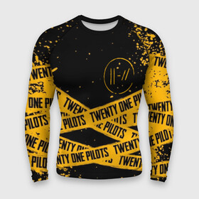 Мужской рашгард 3D с принтом TWENTY ONE PILOTS в городе Новоалтайск,  |  | 21 pilots | 21p | music | rock | top | trench | twenty one pilots | группа | музыка | рок