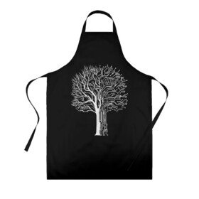 Фартук 3D с принтом DIGITAL TREE / КИБЕР ДЕРЕВО в городе Новоалтайск, 100% полиэстер | общий размер — 65 х 85 см, ширина нагрудника — 26 см, горловина — 53 см, длина завязок — 54 см, общий обхват в поясе — 173 см. Принт на завязках и на горловине наносится с двух сторон, на основной части фартука — только с внешней стороны | 2019 | cd project red | cyberpunk 2077 | future | hack | night city | samurai | sci fi | андроиды | безумие | будущее | киберпанк 2077 | логотип | роботы | самураи | фантастика | цифры