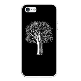 Чехол для iPhone 5/5S матовый с принтом DIGITAL TREE КИБЕР ДЕРЕВО в городе Новоалтайск, Силикон | Область печати: задняя сторона чехла, без боковых панелей | 2019 | cd project red | cyberpunk 2077 | future | hack | night city | samurai | sci fi | андроиды | безумие | будущее | киберпанк 2077 | логотип | роботы | самураи | фантастика | цифры
