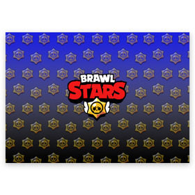 Поздравительная открытка с принтом Brawl Stars в городе Новоалтайск, 100% бумага | плотность бумаги 280 г/м2, матовая, на обратной стороне линовка и место для марки
 | brawl | brawl st | brawl stars | colt | logo | map | mobo | pattern | poco | shelly | stars | бравл | игра | игры | карта | кольт | лого | мобильные игры | патерн | паттерн | поко | старс | шелли