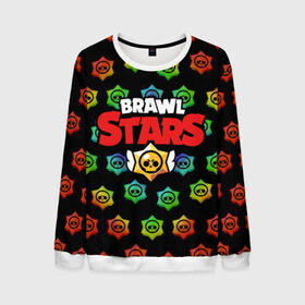 Мужской свитшот 3D с принтом Brawl Stars в городе Новоалтайск, 100% полиэстер с мягким внутренним слоем | круглый вырез горловины, мягкая резинка на манжетах и поясе, свободная посадка по фигуре | brawl | brawl st | brawl stars | colt | logo | map | mobo | pattern | poco | shelly | stars | бравл | игра | игры | карта | кольт | лого | мобильные игры | патерн | паттерн | поко | старс | шелли