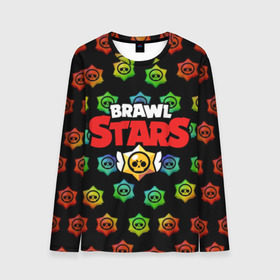 Мужской лонгслив 3D с принтом Brawl Stars в городе Новоалтайск, 100% полиэстер | длинные рукава, круглый вырез горловины, полуприлегающий силуэт | brawl | brawl st | brawl stars | colt | logo | map | mobo | pattern | poco | shelly | stars | бравл | игра | игры | карта | кольт | лого | мобильные игры | патерн | паттерн | поко | старс | шелли