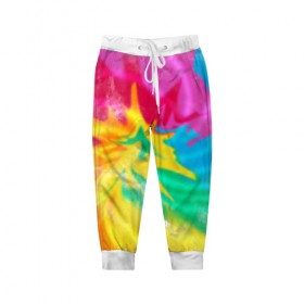 Детские брюки 3D с принтом Tie-Dye в городе Новоалтайск, 100% полиэстер | манжеты по низу, эластичный пояс регулируется шнурком, по бокам два кармана без застежек, внутренняя часть кармана из мелкой сетки | tie dye | tie dye краски | tie dye купить | стиль tie dye | футболка tie dye