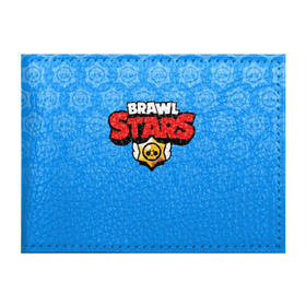 Обложка для студенческого билета с принтом BRAWL STARS | БРАВЛ СТАРС BLUE в городе Новоалтайск, натуральная кожа | Размер: 11*8 см; Печать на всей внешней стороне | Тематика изображения на принте: android | brawl stars | games | mobile game | stars | игры | мобильные игры