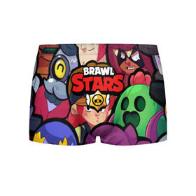 Мужские трусы 3D с принтом BRAWL STARS в городе Новоалтайск, 50% хлопок, 50% полиэстер | классическая посадка, на поясе мягкая тканевая резинка | Тематика изображения на принте: 8 bit | 8 бит | bibi | brawl stars | crow | el brown | leon | leon shark | max | mr.p | sally leon | shark | stars | virus | werewolf | акула | биби | вирус | ворон | леон | оборотень | пингвин