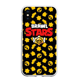 Чехол для iPhone XS Max матовый с принтом BRAWL STARS в городе Новоалтайск, Силикон | Область печати: задняя сторона чехла, без боковых панелей | 8 bit | 8 бит | bibi | brawl stars | crow | el brown | leon | leon shark | max | mr.p | sally leon | shark | stars | virus | werewolf | акула | биби | вирус | ворон | леон | оборотень | пингвин