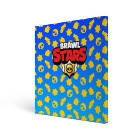 Холст квадратный с принтом BRAWL STARS в городе Новоалтайск, 100% ПВХ |  | Тематика изображения на принте: android | brawl stars | games | mobile game | stars | игры | мобильные игры
