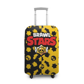 Чехол для чемодана 3D с принтом BRAWL STARS в городе Новоалтайск, 86% полиэфир, 14% спандекс | двустороннее нанесение принта, прорези для ручек и колес | android | brawl stars | games | mobile game | stars | игры | мобильные игры