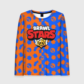 Женский лонгслив 3D с принтом BRAWL STARS в городе Новоалтайск, 100% полиэстер | длинные рукава, круглый вырез горловины, полуприлегающий силуэт | android | brawl stars | games | mobile game | stars | игры | мобильные игры