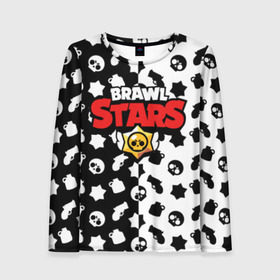 Женский лонгслив 3D с принтом BRAWL STARS в городе Новоалтайск, 100% полиэстер | длинные рукава, круглый вырез горловины, полуприлегающий силуэт | android | brawl stars | games | mobile game | stars | игры | мобильные игры