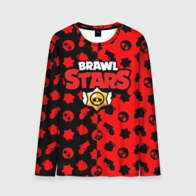 Мужской лонгслив 3D с принтом BRAWL STARS в городе Новоалтайск, 100% полиэстер | длинные рукава, круглый вырез горловины, полуприлегающий силуэт | android | brawl stars | games | mobile game | stars | игры | мобильные игры