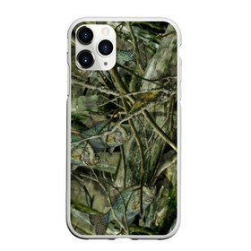Чехол для iPhone 11 Pro матовый с принтом Лесной камуфляж в городе Новоалтайск, Силикон |  | камуфляж | лесной камуфляж