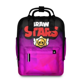 Женский рюкзак 3D с принтом BRAWL STARS CRYSTALES в городе Новоалтайск, 100% полиэстер | лямки с регулируемой длиной, сверху ручки, чтобы рюкзак нести как сумку. Основное отделение закрывается на молнию, как и внешний карман. Внутри два дополнительных кармана, один из которых закрывается на молнию. По бокам два дополнительных кармашка, куда поместится маленькая бутылочка
 | android | brawl stars | games | mobile game | stars | игры | мобильные игры